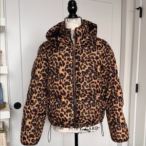 Leopard Print Puffer